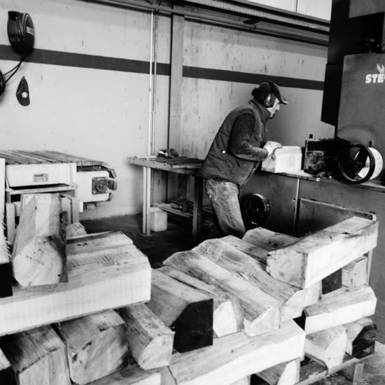 man working in milling factory